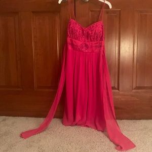 Pink formal dress